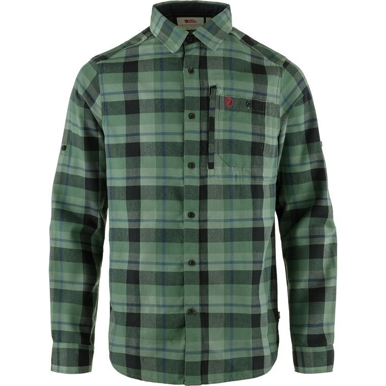 Fjällräven Mens Fjällglim Shirt  (Grøn (DEEP PATINA-DARK NAVY/679-555) X-small)