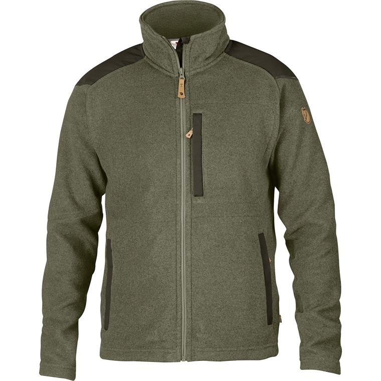 Fjällräven Mens Buck Fleece  (Grøn (LAUREL GREEN-DP FOREST/625-662) X-small)