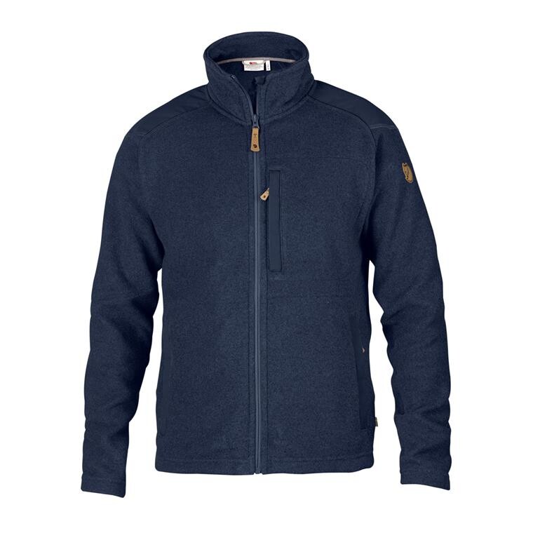 Fjällräven Mens Buck Fleece  (Blå (DARK NAVY/555) X-small)