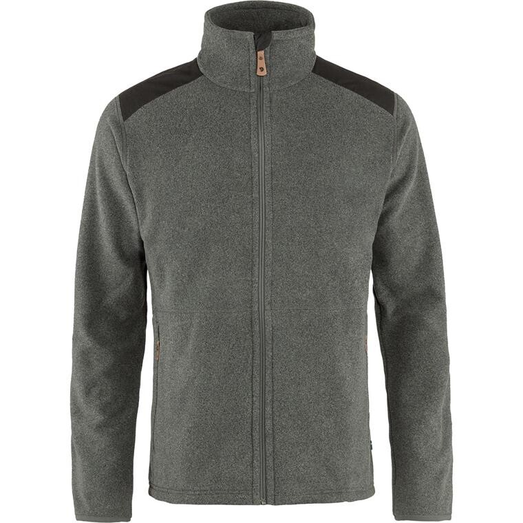 Fjällräven Mens Sten Fleece  (Grå (DARK GREY/030) X-small)