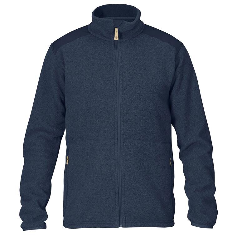 Fjällräven Mens Sten Fleece  (Blå (DARK NAVY/555) X-small)