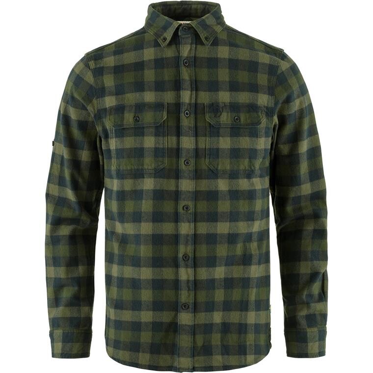 Fjällräven Mens Skog Shirt  (Grøn (DEEP FOREST-LAUREL GRN/662-625) Small)