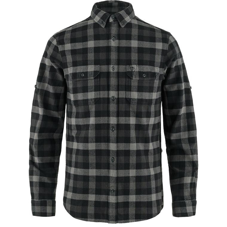 Fjällräven Mens Skog Shirt  (Sort (BLACK-GREY/550-020) X-small)