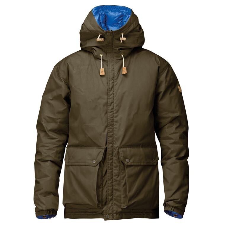 Fjällräven Mens Down Jacket No. 16  (Grøn (DARK OLIVE/633) X-small)