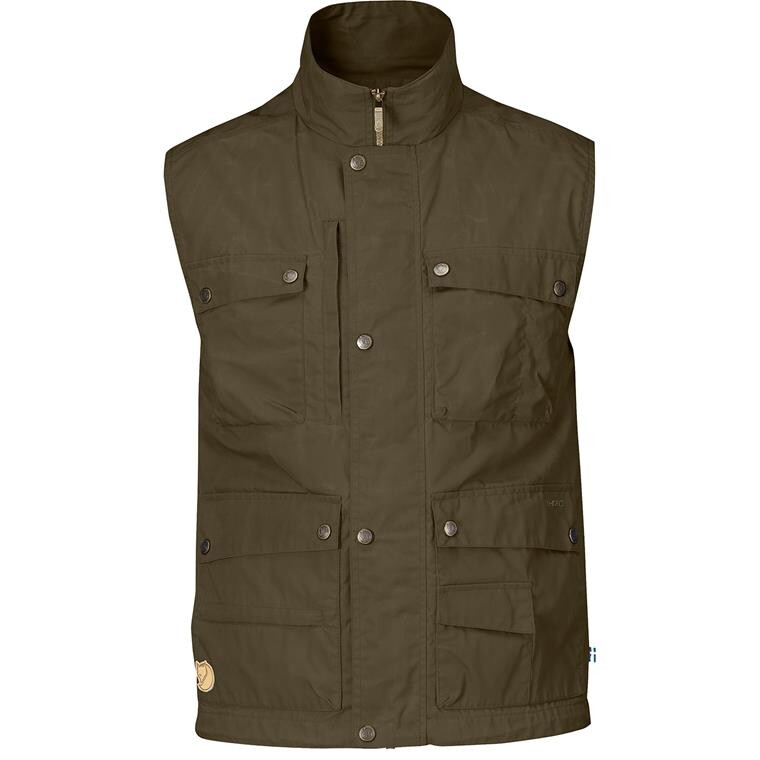 Fjällräven Mens Reporter Lite Vest  (Grøn (DARK OLIVE/633) X-small)