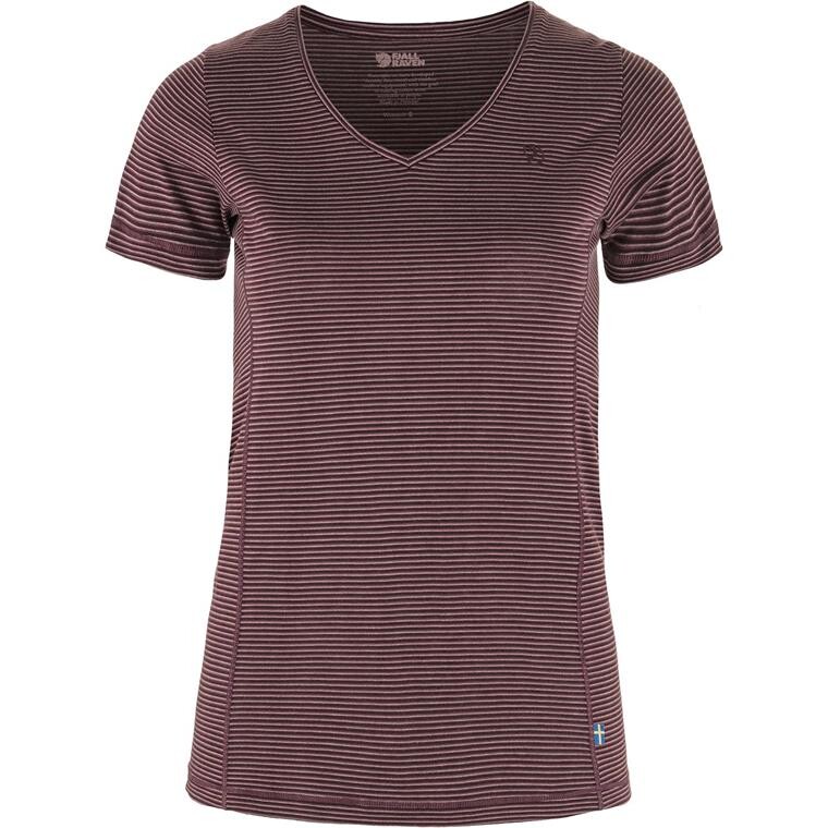 Fjällräven Womens Abisko Cool T-Shirt  (Rød (PORT/357) XX-small)