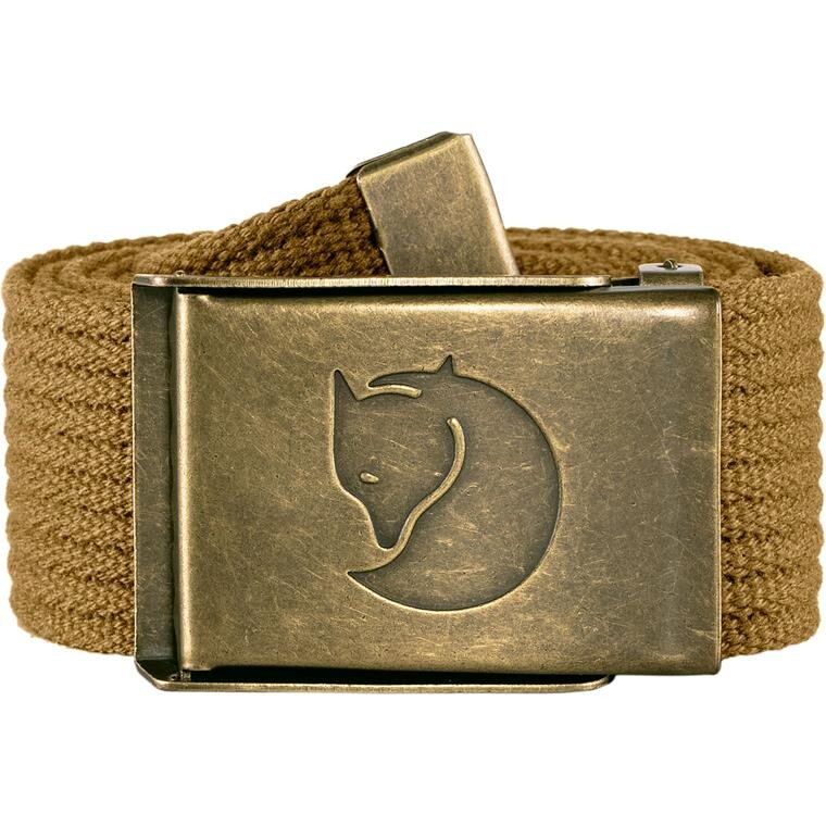 Fjällräven Canvas Brass Belt 4 cm (Brun (BUCKWHEAT BROWN/232) One size)