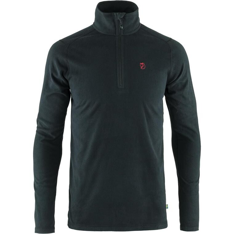 Fjällräven Mens Pine Half Zip  (Sort (BLACK/550) Small)