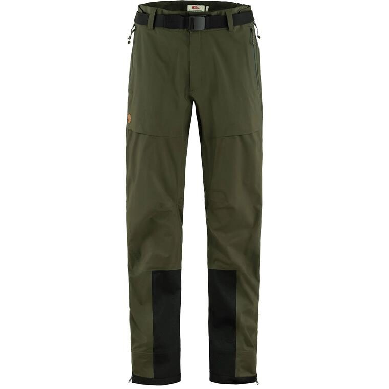 Fjällräven Mens Keb Eco-Shell Trousers  (Grøn (DEEP FOREST/662) Small)