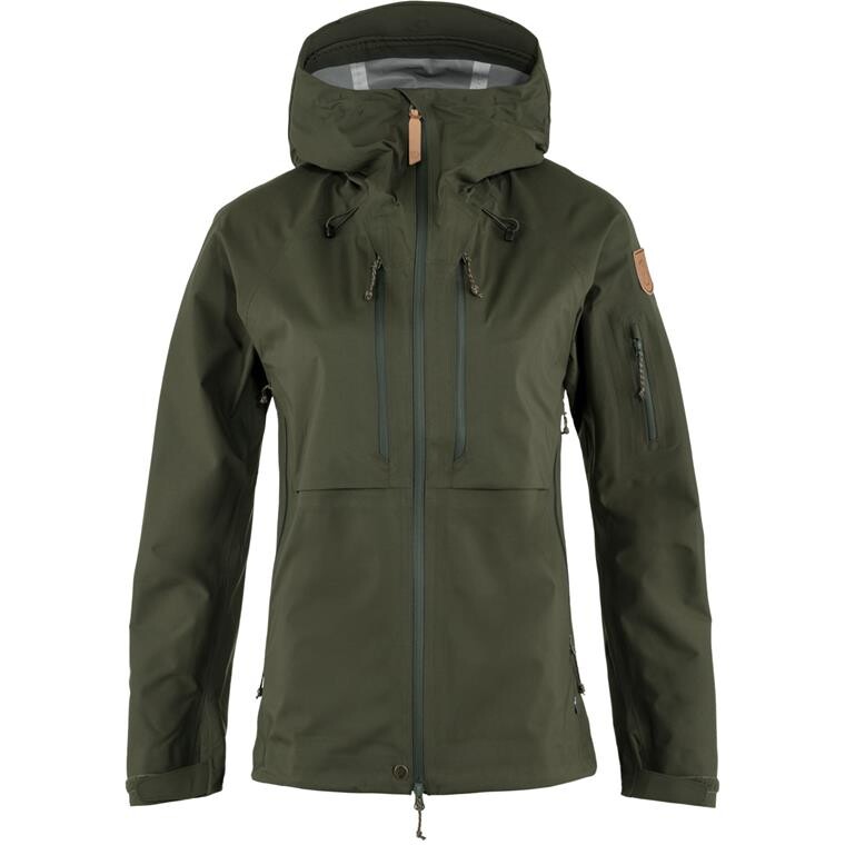 Fjällräven Womens Keb Eco-Shell Jacket  (Grøn (DEEP FOREST/662) XX-small)