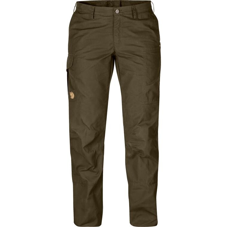 Fjällräven Womens Karla Pro Trousers Curved  (Grøn (DARK OLIVE/633) 34)