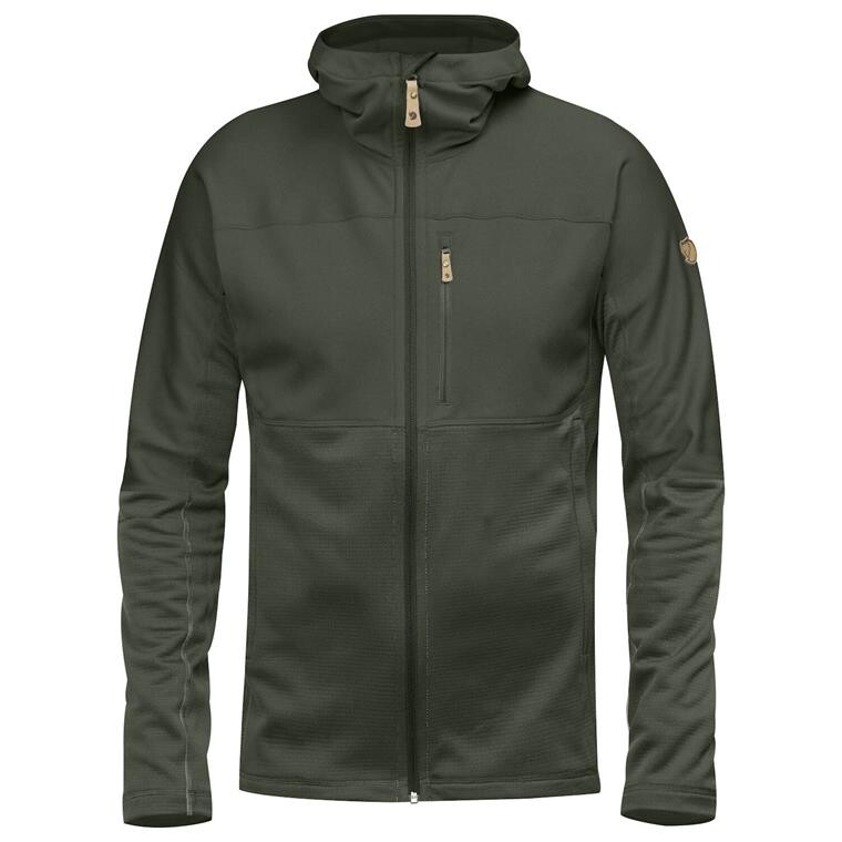 Fjällräven Mens Abisko Trail Fleece  (Grøn (DEEP FOREST/662) X-small)