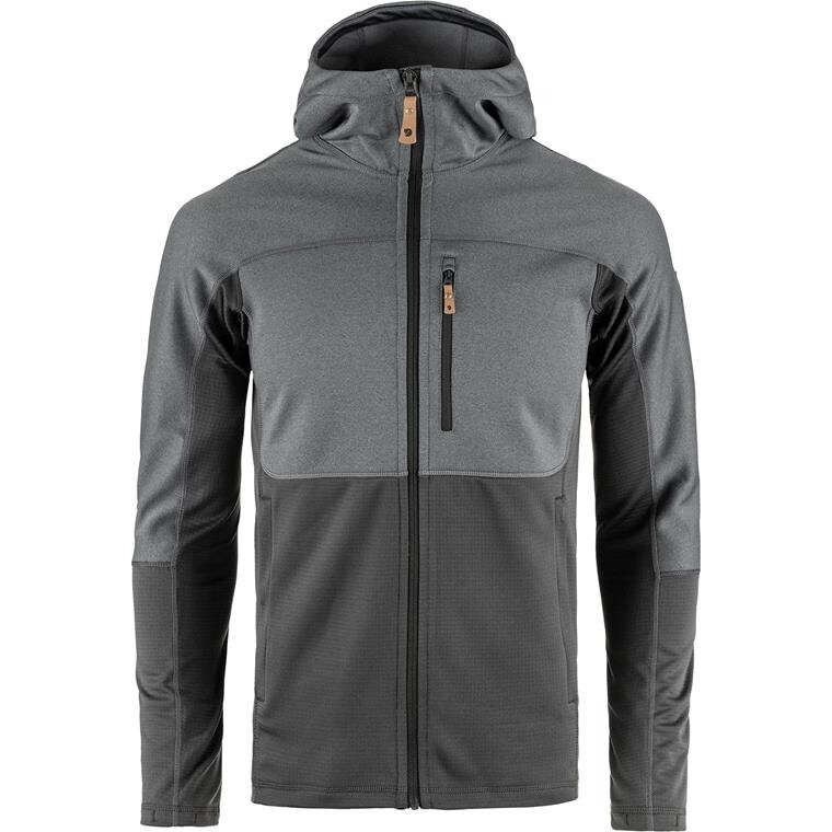 Fjällräven Mens Abisko Trail Fleece  (Grå (IRON GREY-GREY/048-020) X-small)
