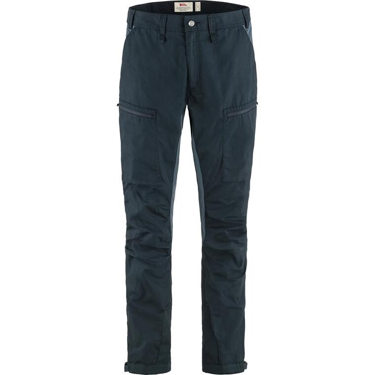 Fjällräven Mens Abisko Lite Trekking Trousers REG  (Blå (DARK NAVY-MTN BLUE/555-570) 46)