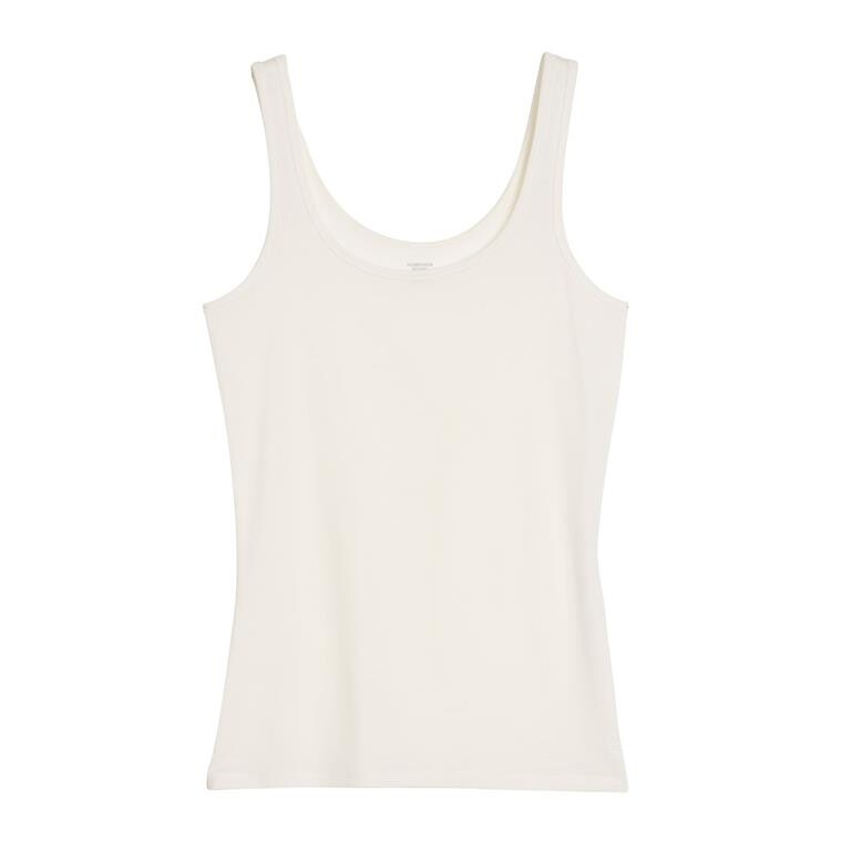 Icebreaker Womens Merino 150 Siren Tank (Hvid (SNOW) Large)