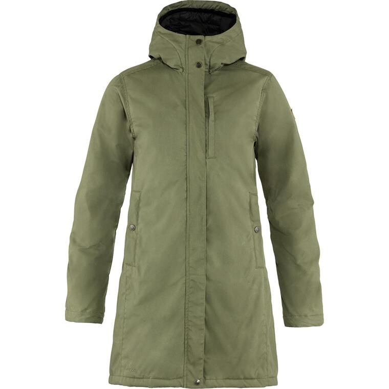 Fjällräven Womens Kiruna Padded Parka  (Grøn (GREEN/620) XX-small)