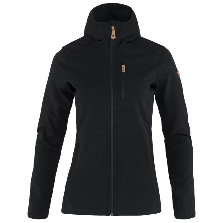 Fjällräven Womens Keb Fleece Hoodie F2016 model (Sort (BLACK/550) X-small)