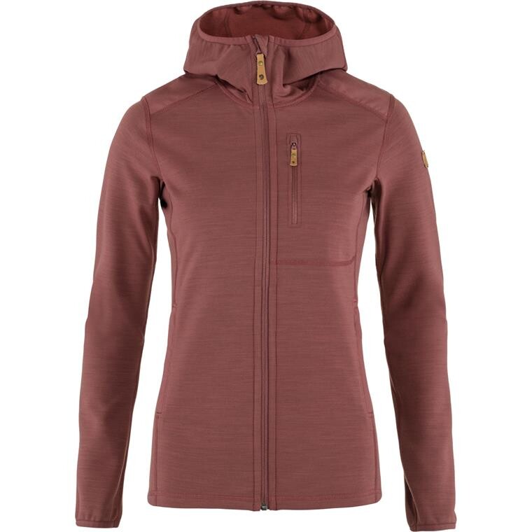 Fjällräven Womens Keb Fleece Hoodie F2016 model (Rød (MESA PURPLE/410) XX-small)