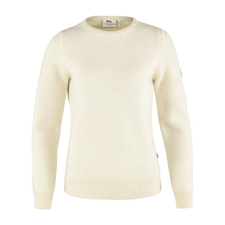 Fjällräven Womens Övik Structure Sweater  (Hvid (CHALK WHITE/113) X-small)