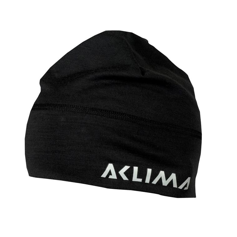 Aclima LightWool Beanie (Sort (JET BLACK) One size)