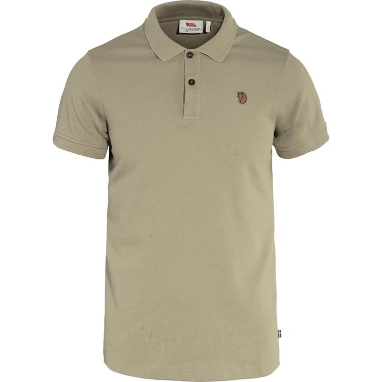 Fjällräven Mens Övik Polo Shirt (Beige (SAND STONE/195) X-small)
