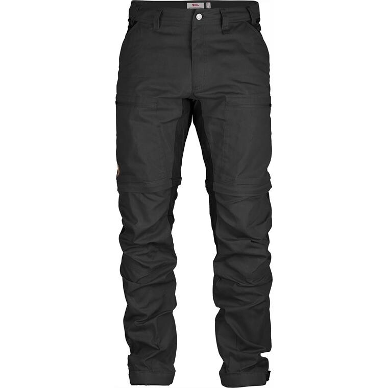 Fjällräven Mens Abisko Lite Trekking ZO Trouser REG (Grå (DARK GREY-BLACK/030-550) 42)