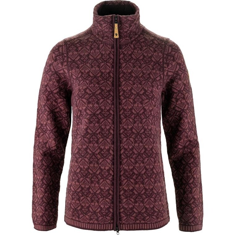 Fjällräven Womens Snow Cardigan (Rød (PORT/357) X-small)