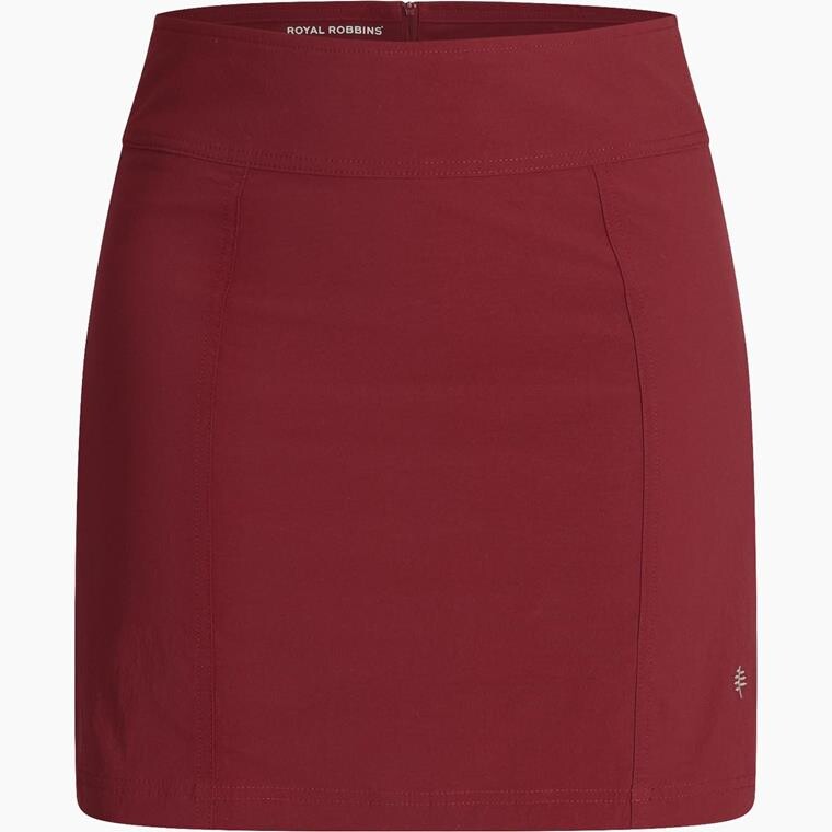 Royal Robbins Womens Discovery III Skort  (Rød (BURNT GRAPE) 34)