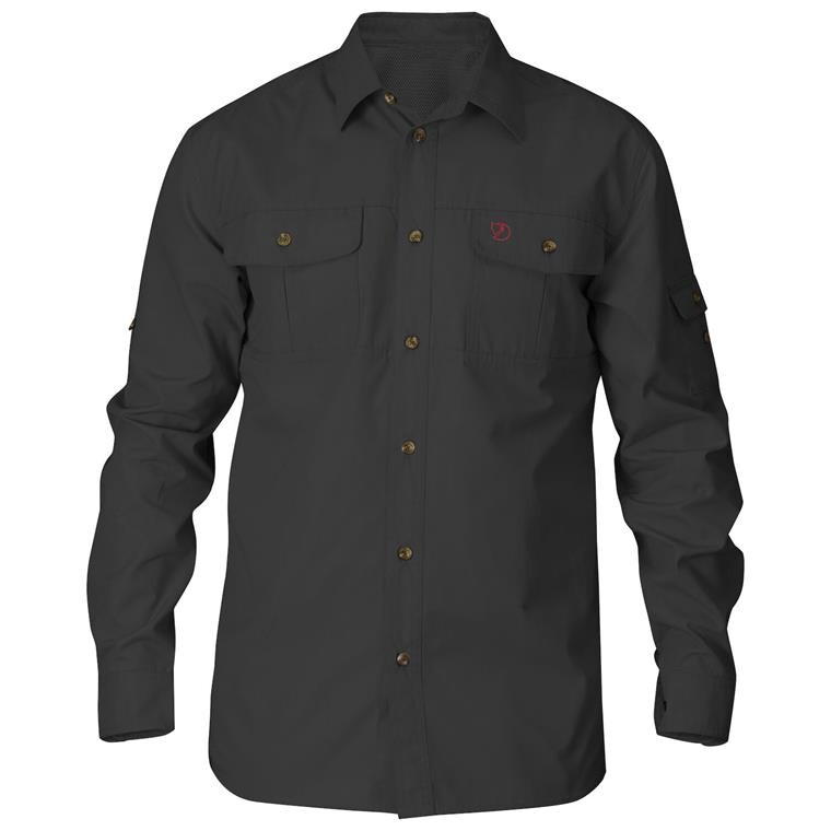 Fjällräven Mens Singi Trekking Shirt L/S  (Grå (DARK GREY/030) X-small)