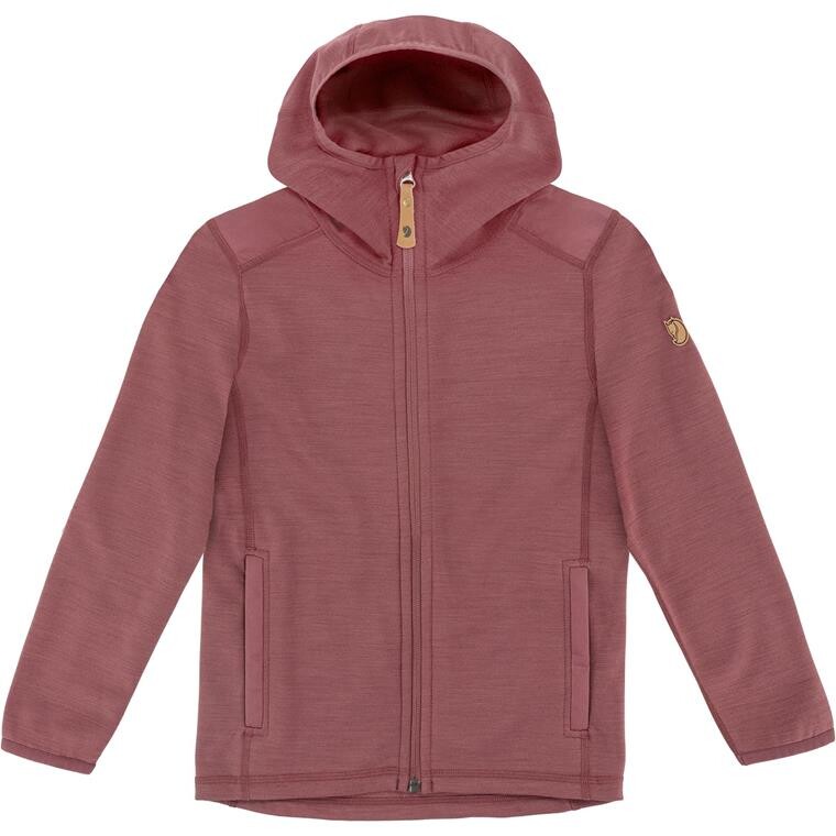 Fjällräven Kids Keb Fleece Hoodie (Rød (MESA PURPLE/410) 117 cm)