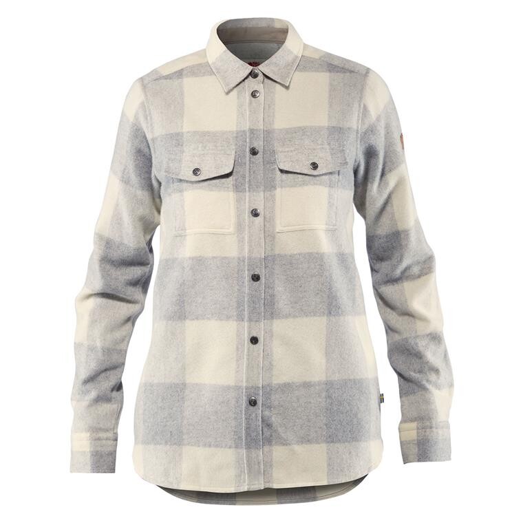 Fjällräven Womens Canada Shirt Ls (Hvid (FOG-CHALK WHITE/021-113) XX-small)