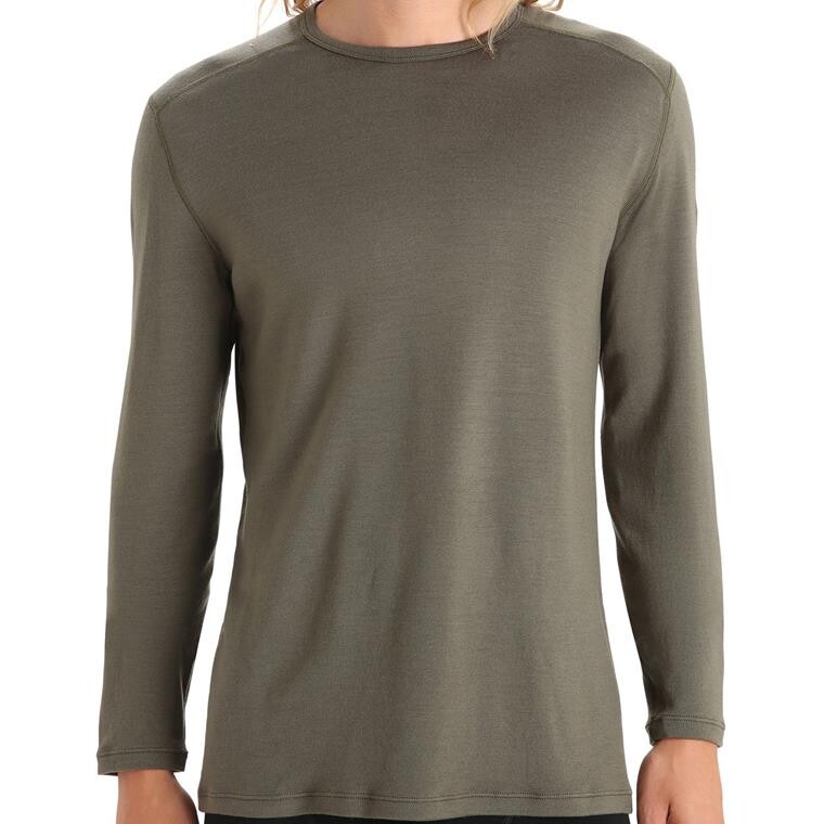 Icebreaker Mens 260 Tech L/S Crewe (Grøn (LODEN) Small)