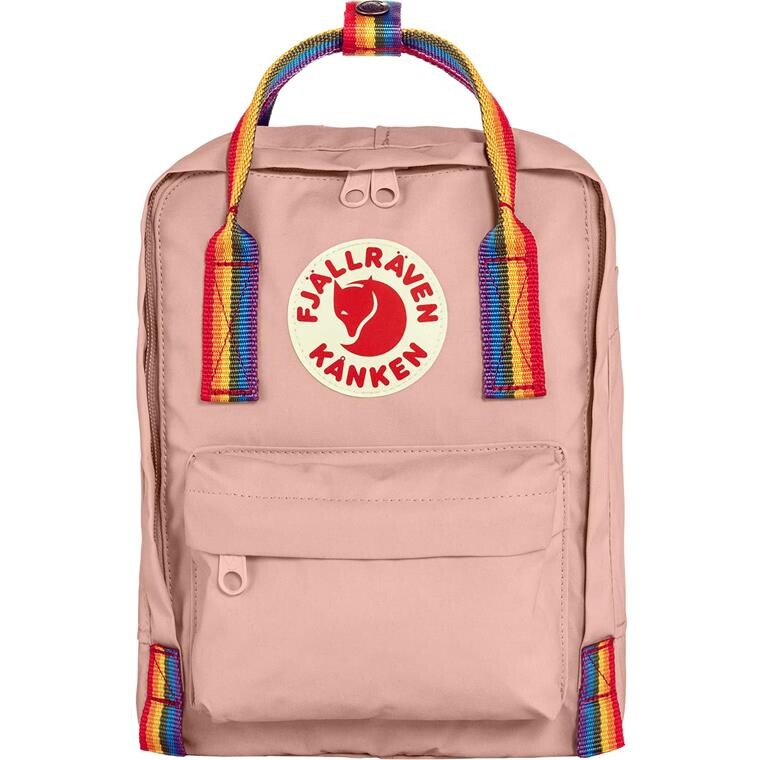 Fjällräven Kånken Rainbow Mini (Lyserød (CHALK ROSE-RAINBOW/302-907) One size)