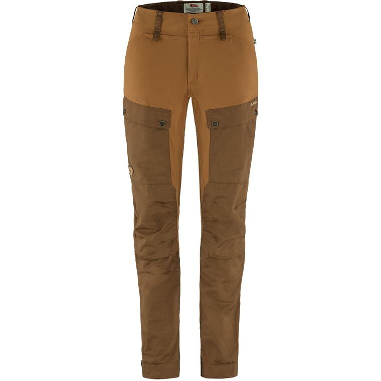 Fjällräven Womens Keb Curved Trousers Regular (Brun (TIMBER BROWN-CHESTNUT/248-230) 38)
