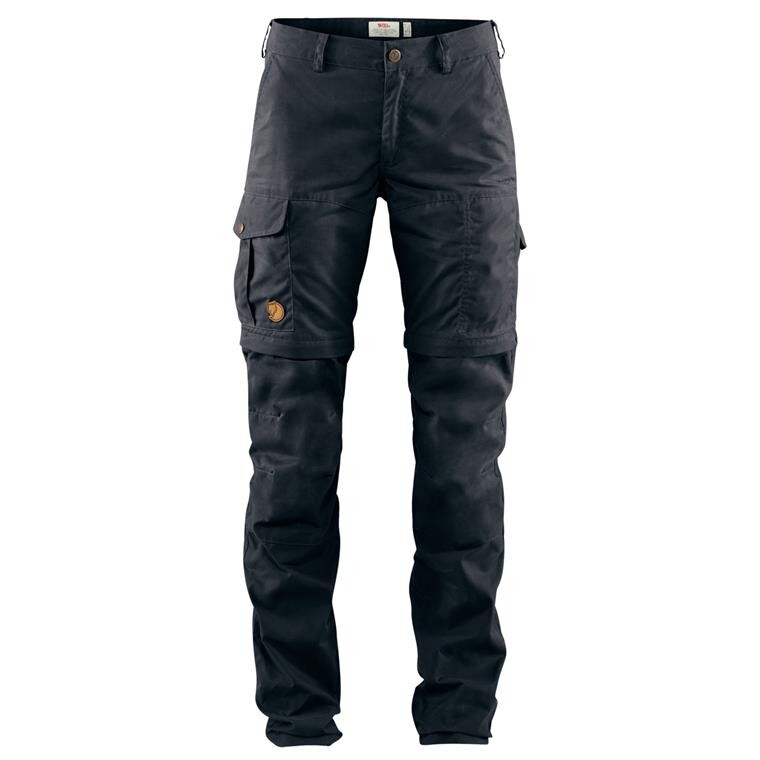 Fjällräven Womens Karla Pro Zip-off Trousers  (Blå (DARK NAVY/555) 34)
