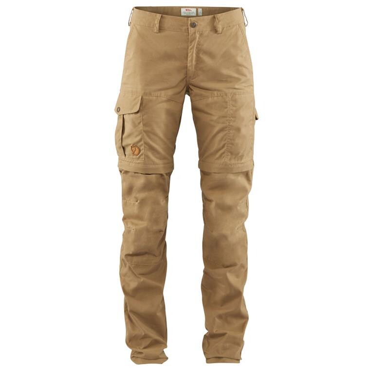 Fjällräven Womens Karla Pro Zip-off Trousers  (Brun (DARK SAND/227) 46)