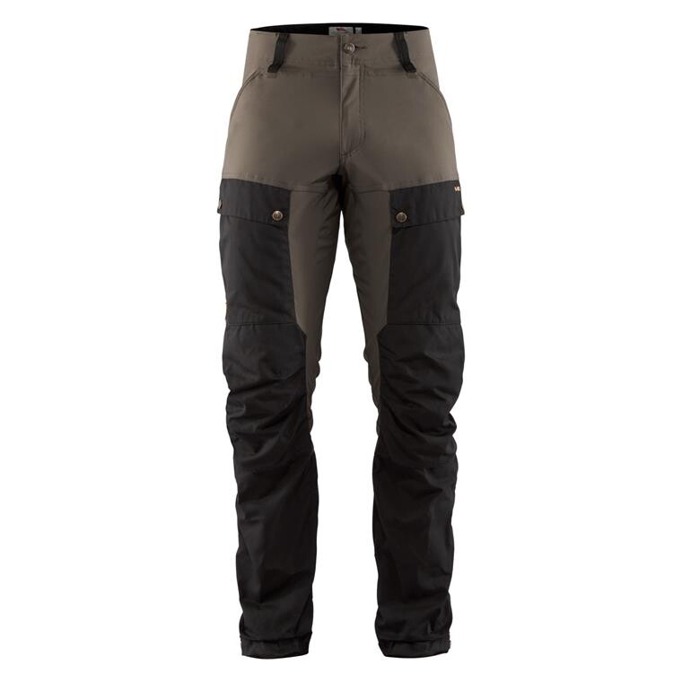 Fjällräven Mens Keb Trousers Long  (Sort (BLACK-STONE GREY/550-018) 54)