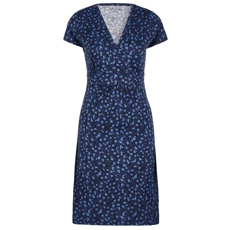 Frilufts Womens Hedje Printed Dress  (Blå (INSIGNIABLUE AOP NAIVE FLOWERS) Small)