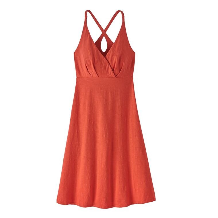 Patagonia Womens Amber Dawn Dress  (Rød (PIMENTO RED) Large)