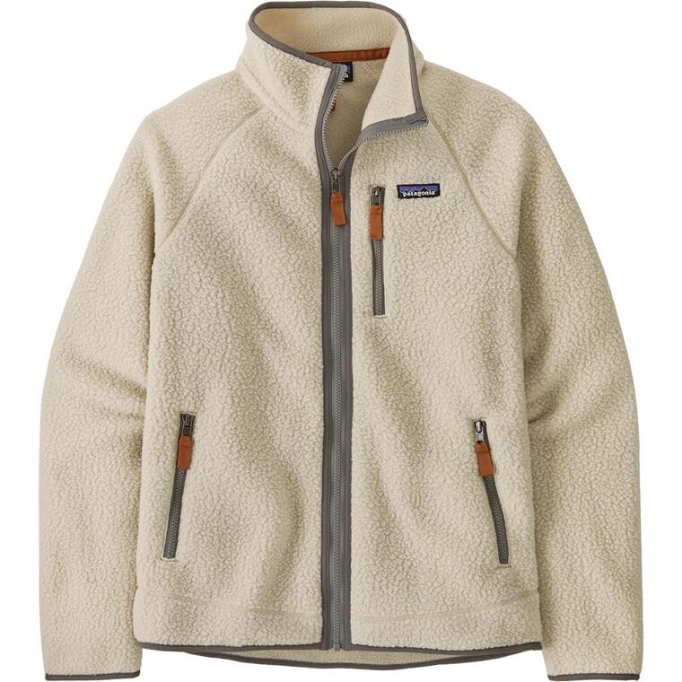 Patagonia Mens Retro Pile Jacket  (Hvid (PELICAN) Small)