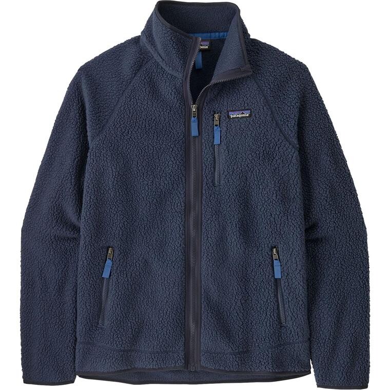 Patagonia Mens Retro Pile Jacket  (Blå (NEW NAVY W/SUNKEN BLUE) Small)