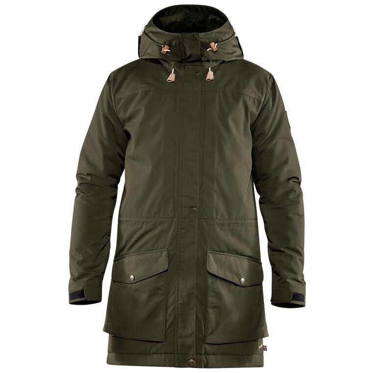 Fjällräven Mens Singi Wool Padded Parka  (Grøn (DEEP FOREST/662) Small)