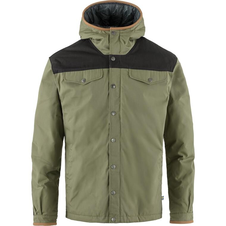 Fjällräven Mens Greenland No 1 Down Jacket  (Grøn (GREEN-DARK GREY/620-030) Small)