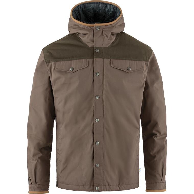 Fjällräven Mens Greenland No 1 Down Jacket  (Brun (SUEDE BROWN-DK OLIVE/244-633) X-small)