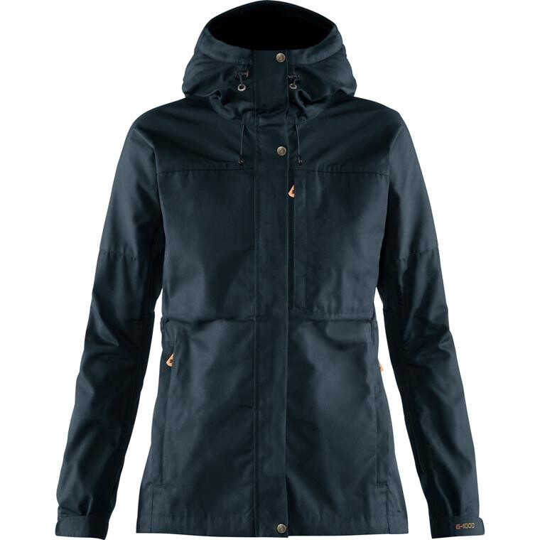 Fjällräven Womens Kaipak Jacket  (Blå (DARK NAVY/555) X-small)