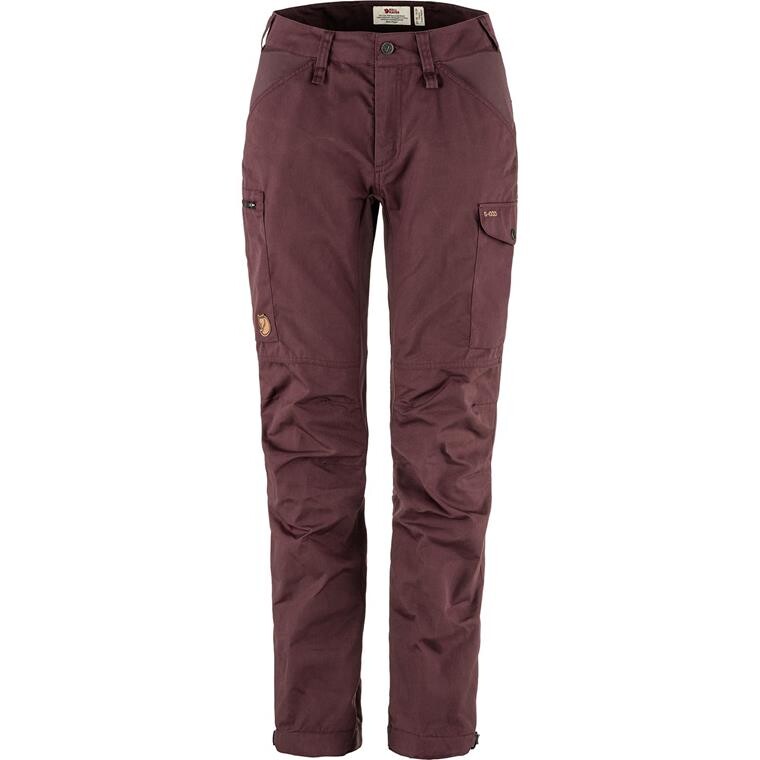 Fjällräven Womens Kaipak Trousers Curved  (Rød (PORT/357) 34)