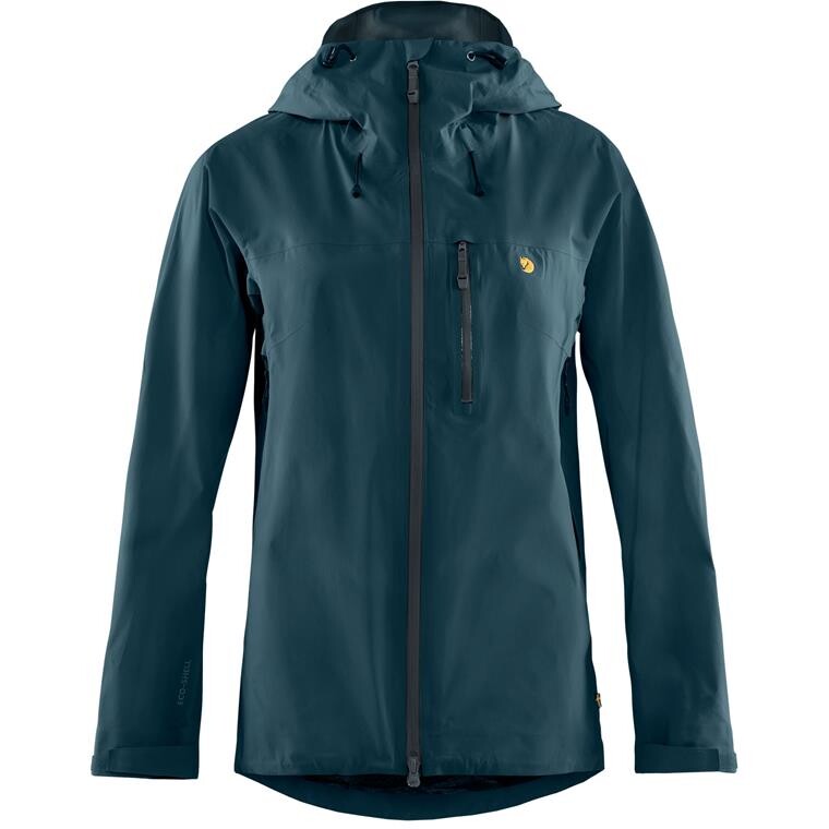 Fjällräven Womens Bergtagen Lite Eco-shell Jacket  (Blå (MOUNTAIN BLUE/570) Small)