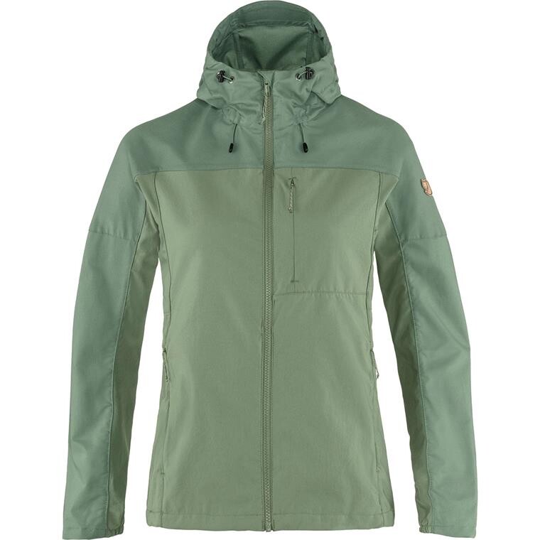 Fjällräven Womens Abisko Midsummer Jacket  (Grøn (JADE GREEN-PATINA GRN/613-614) X-small)