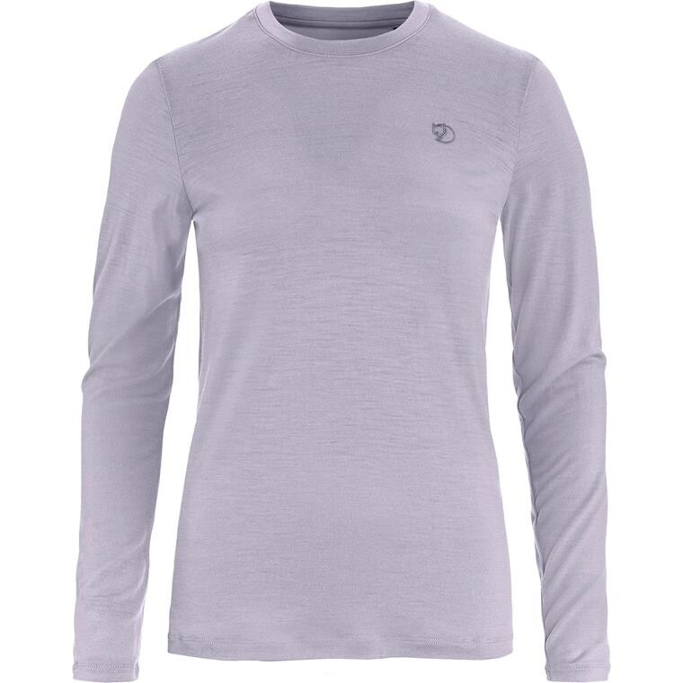 Fjällräven Womens Abisko Wool L/S  (Lilla (LAVENDER MIST/452) XX-small)