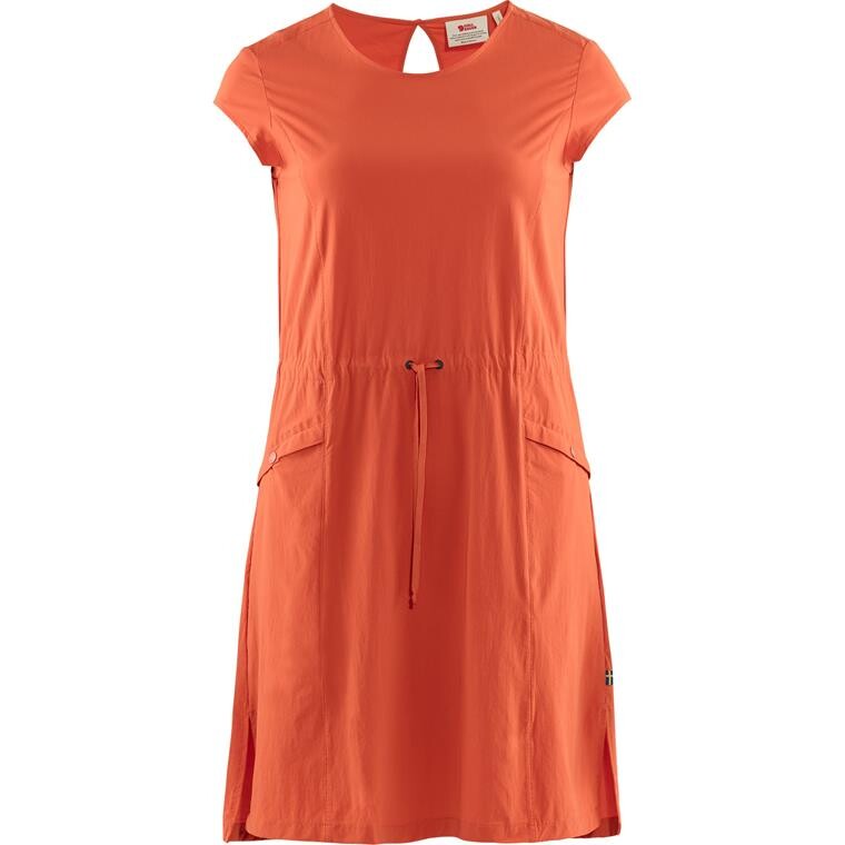 Fjällräven Womens High Coast Lite Dress  (Rød (ROWAN RED/333) X-small)